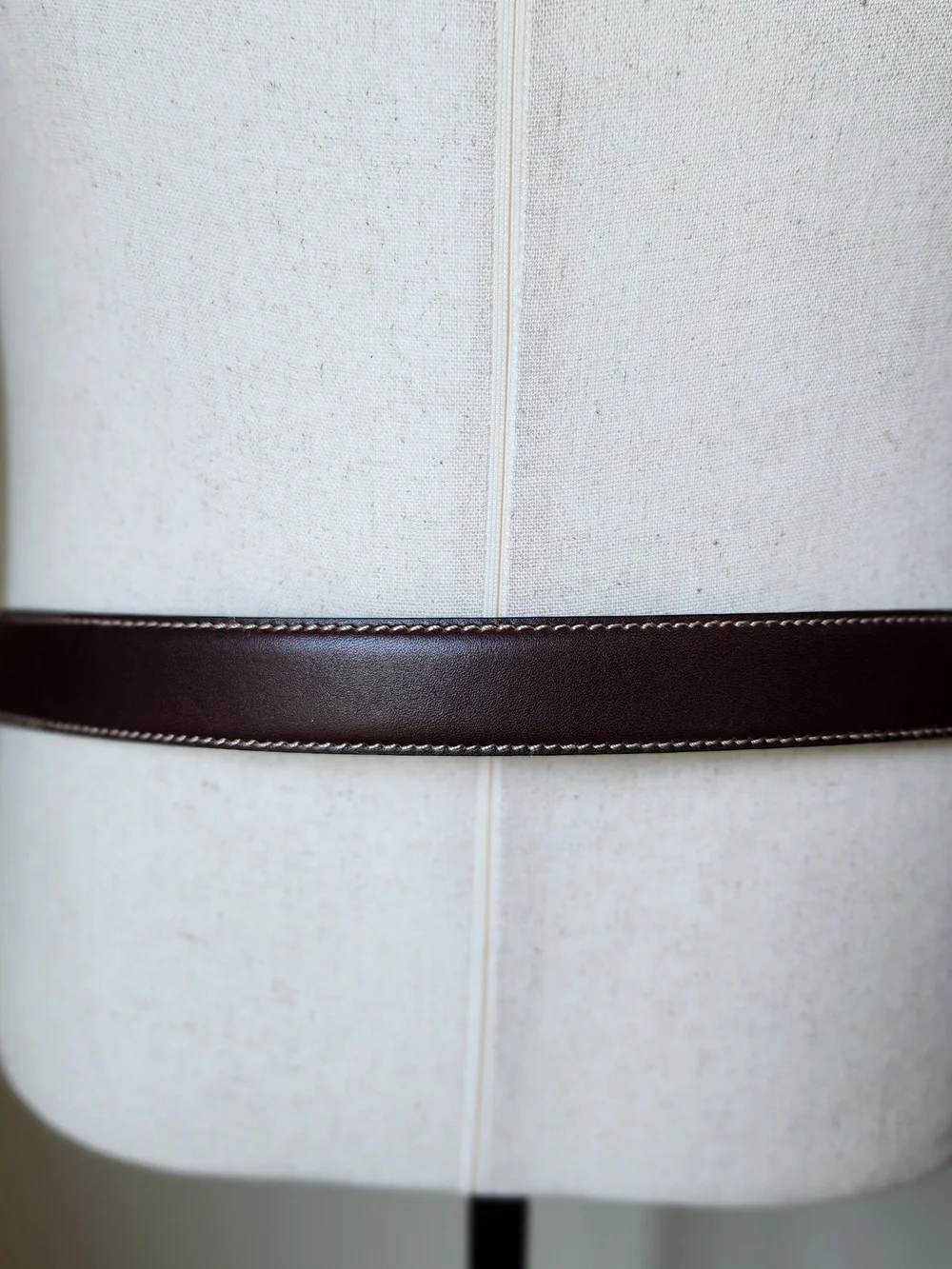NWT Brooks Brothers Belt Mens 44 Brown Genuine Leather Dress Burnished Brass